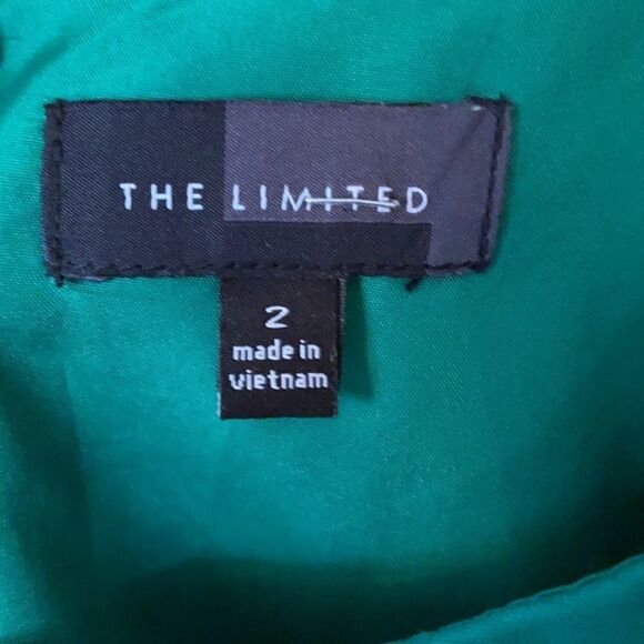 The Limited Green Fit and Flare Dress size 2 - Picture 4 of 6